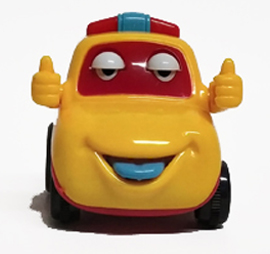 Q-Ksaxj Machines Mini Car (Yellow)