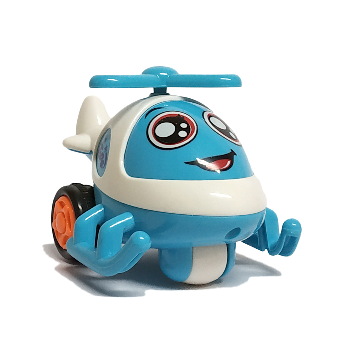 Blue and white Helicopter