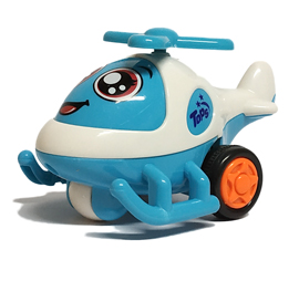 Blue and white Helicopter