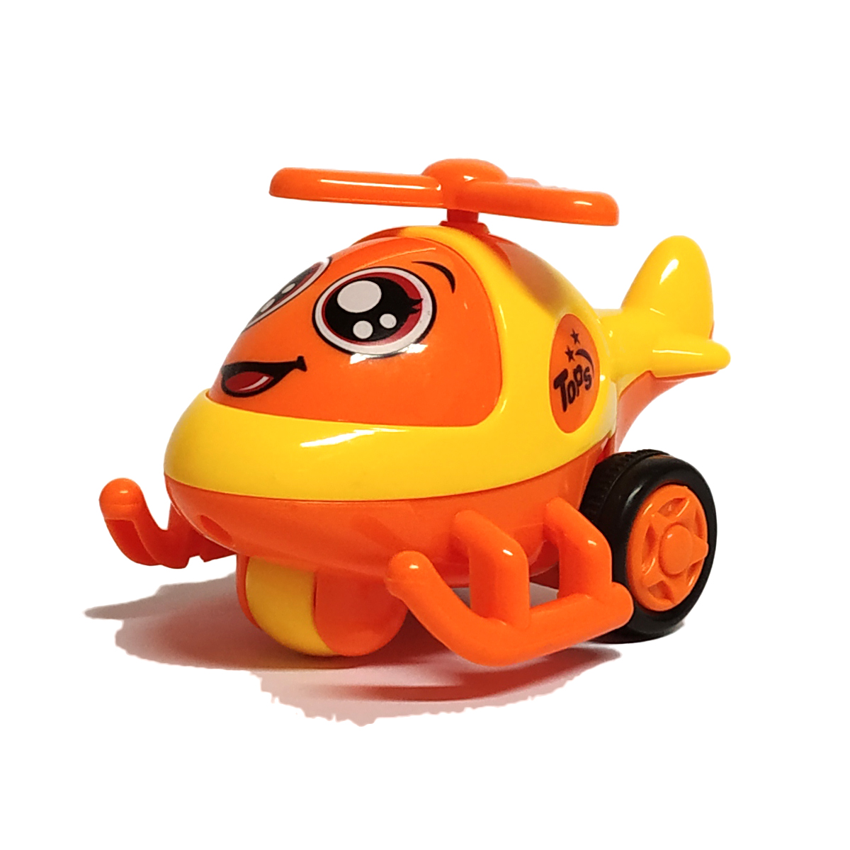 Orange  and Yellow Helicopter