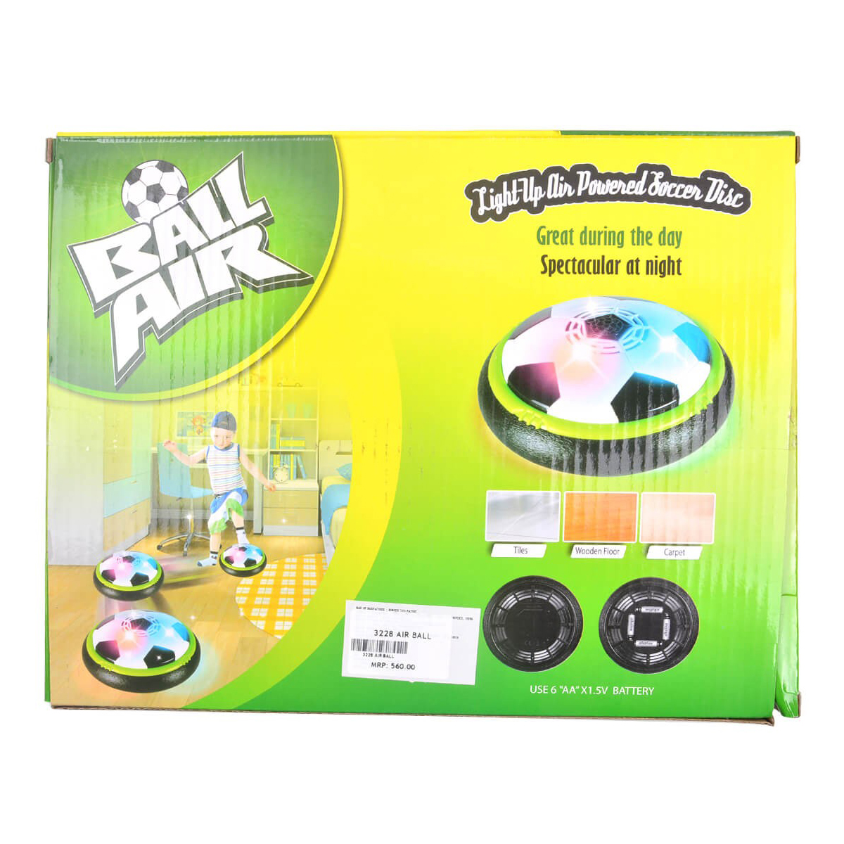 Air Football With Light